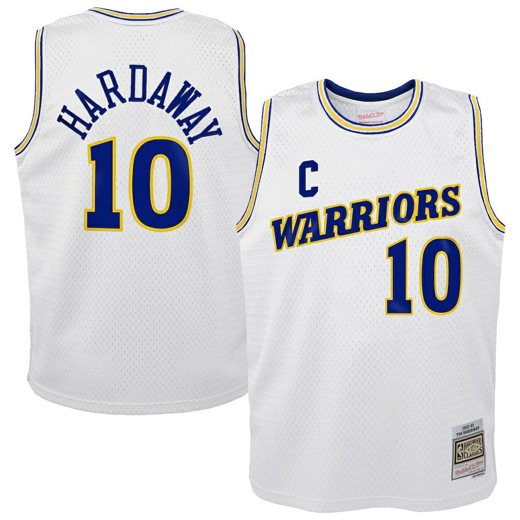 Tim Hardaway Golden State Warriors Youth 1990-91 Hardwood Classics Swingman Throwback Home Jersey for sale White | Mitchell & Ness Lifestyle