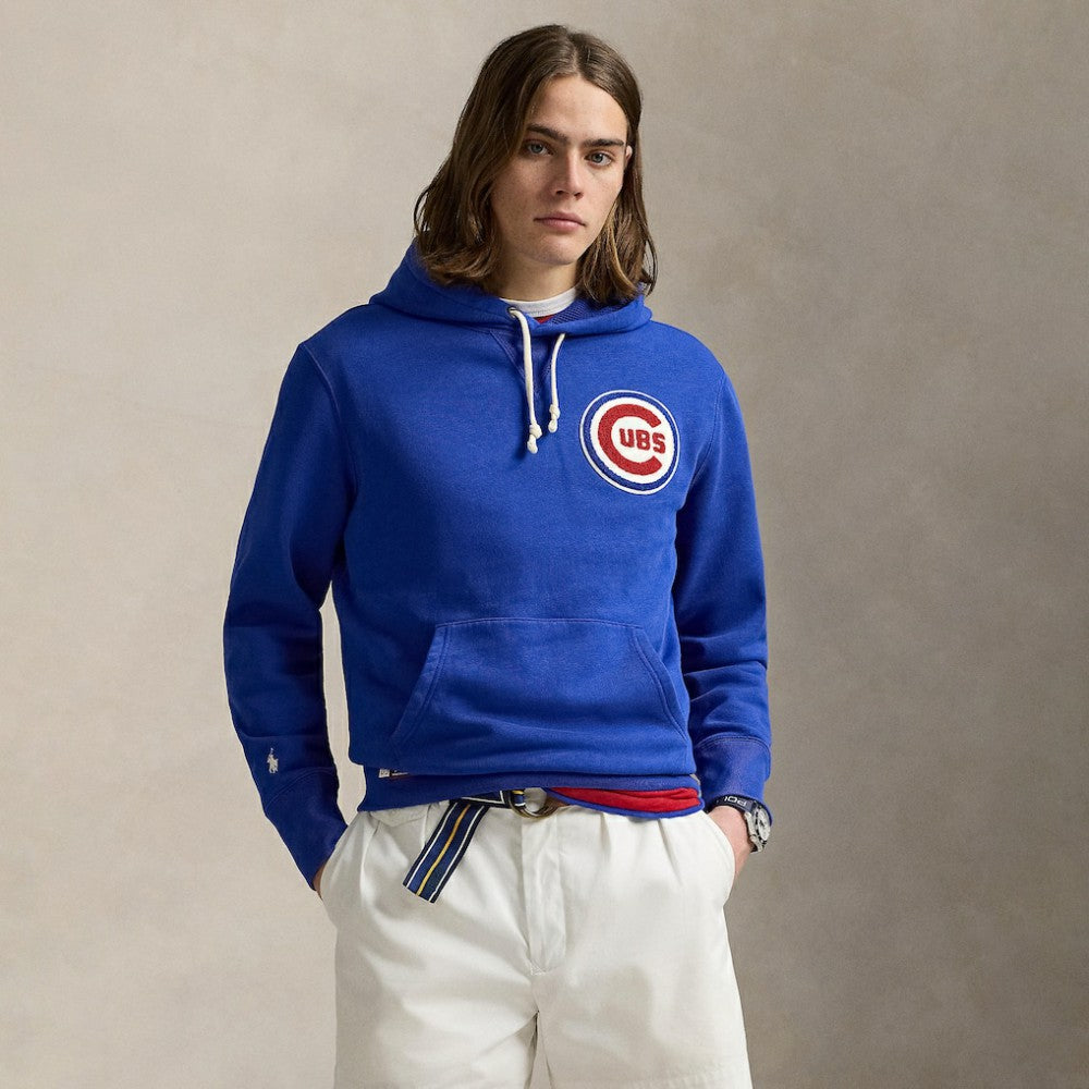 Cubs Polo Ralph Lauren Fleece Hoodie - Royal - MLB on Sale