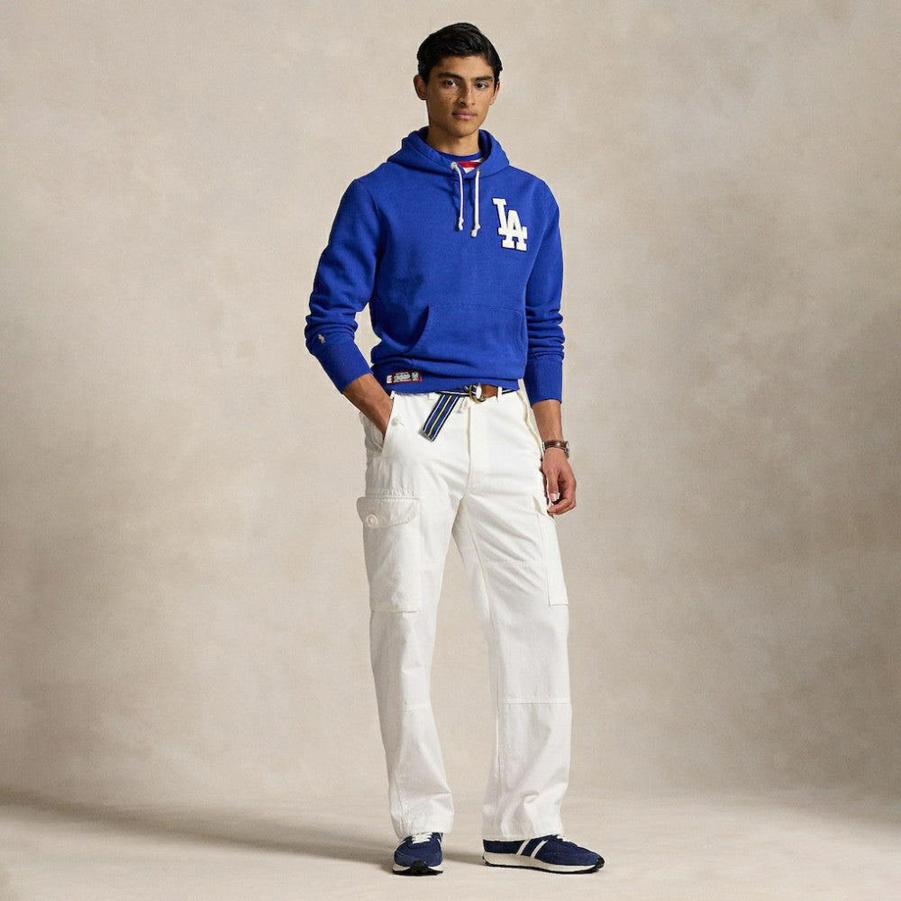 Dodgers Polo Ralph Lauren Fleece Hoodie - Royal - MLB Discount