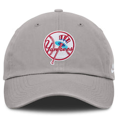 New York Yankees Nike Cooperstown Collection Club Adjustable Hat - Gray - Nike Lifestyle