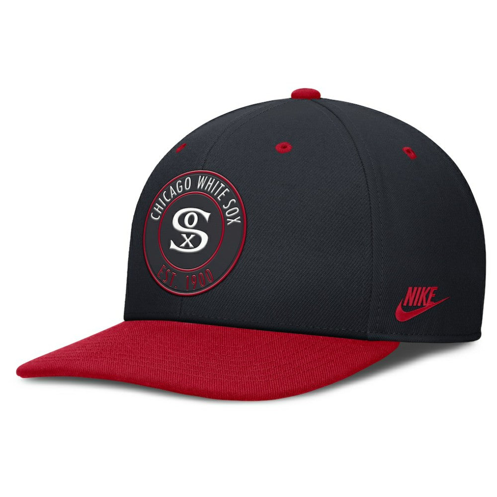Chicago White Sox Nike Cooperstown Collection Pro Dri-FIT Snapback Hat - Navy/Red - Nike Lifestyle