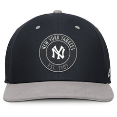 New York Yankees Nike Cooperstown Collection Pro Dri-FIT Snapback Hat - Navy/Gray - Nike Online