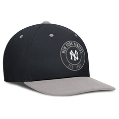 New York Yankees Nike Cooperstown Collection Pro Dri-FIT Snapback Hat - Navy/Gray - Nike Online