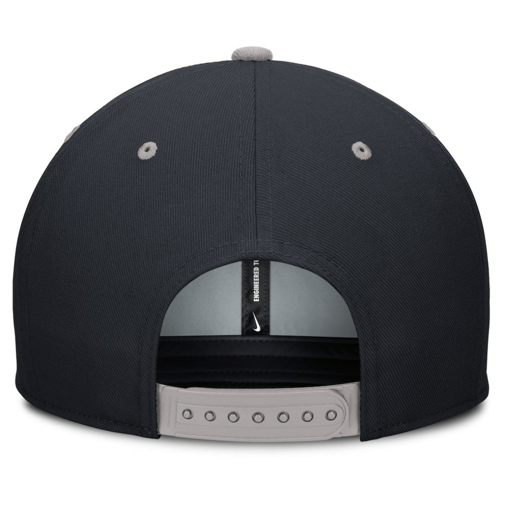 New York Yankees Nike Cooperstown Collection Pro Dri-FIT Snapback Hat - Navy/Gray - Nike Online