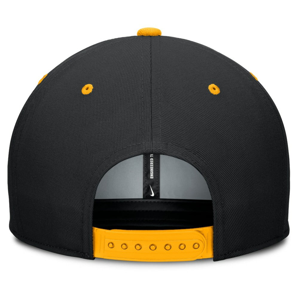 Pittsburgh Pirates Nike Cooperstown Collection Pro Dri-FIT Snapback Hat - Black/Gold - Nike Discount