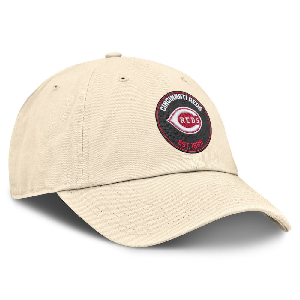 Cincinnati Reds Nike Cooperstown Collection Club Adjustable Hat - Natural - Nike Discount