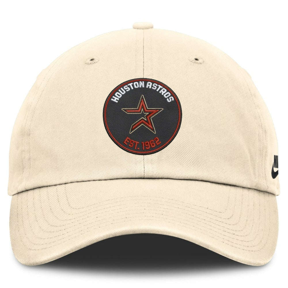 Houston Astros Nike Cooperstown Collection Club Adjustable Hat - Natural - Nike Discount
