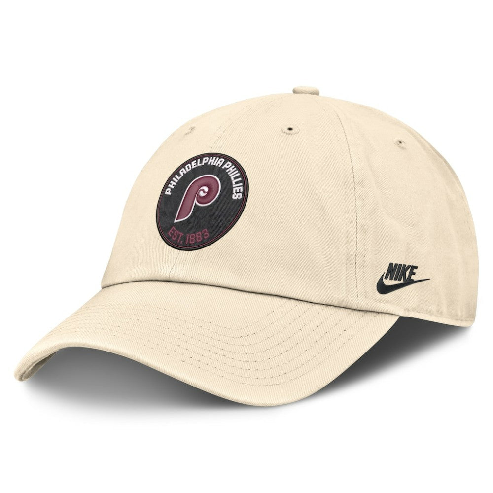 Philadelphia Phillies Nike Cooperstown Collection Club Adjustable Hat - Natural - Nike Sale
