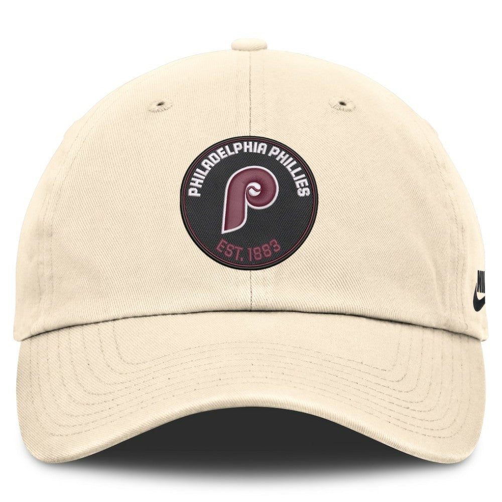 Philadelphia Phillies Nike Cooperstown Collection Club Adjustable Hat - Natural - Nike Sale