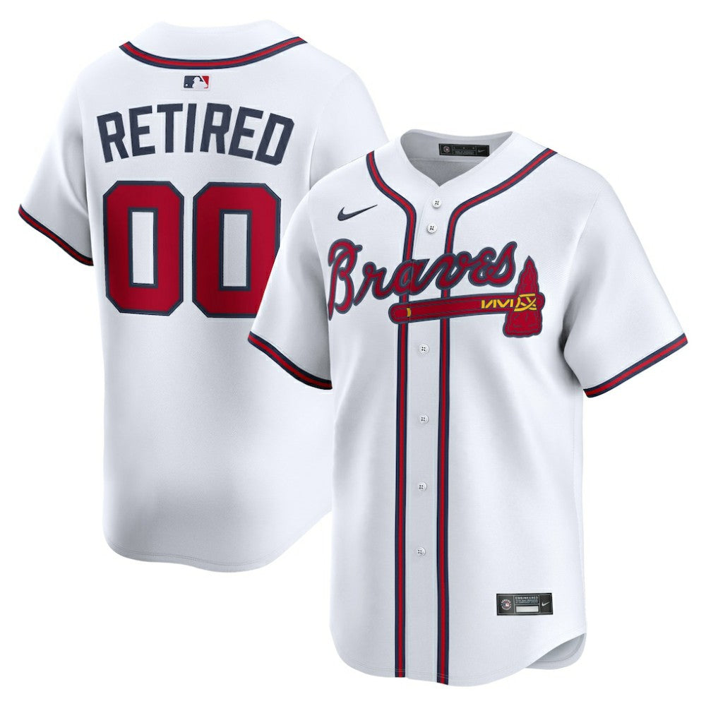 Atlanta Braves Nike Home Limited Pick-A-Player Retired Roster Jersey - White - Nike Online