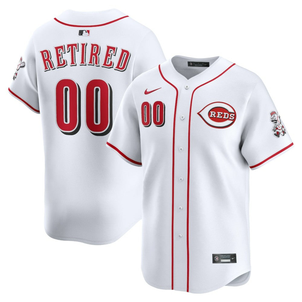 Cincinnati Reds Nike Home Limited Pick-A-Player Retired Roster Jersey - White - Nike Lifestyle