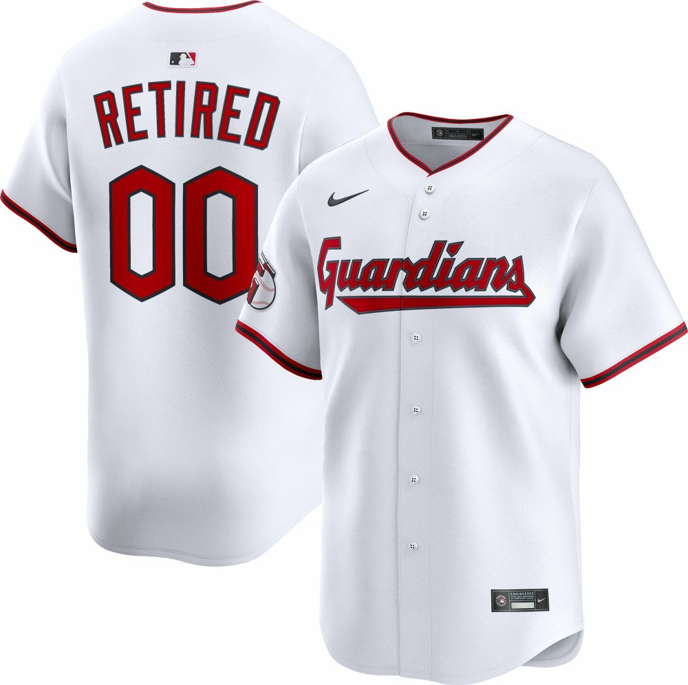 Cleveland Guardians Nike Home Limited Pick-A-Player Retired Roster Jersey - White - Nike Discount