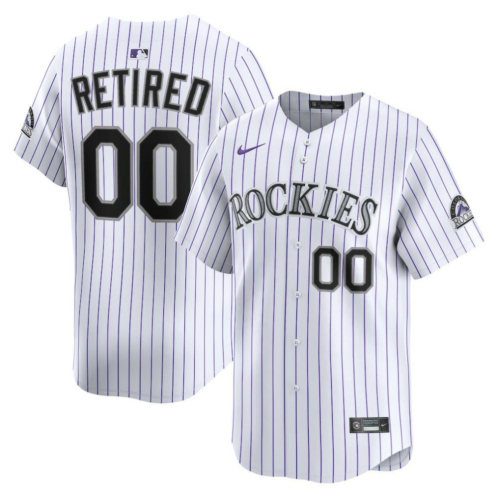 Colorado Rockies Nike Home Limited Pick-A-Player Retired Roster Jersey - White - Nike Sale