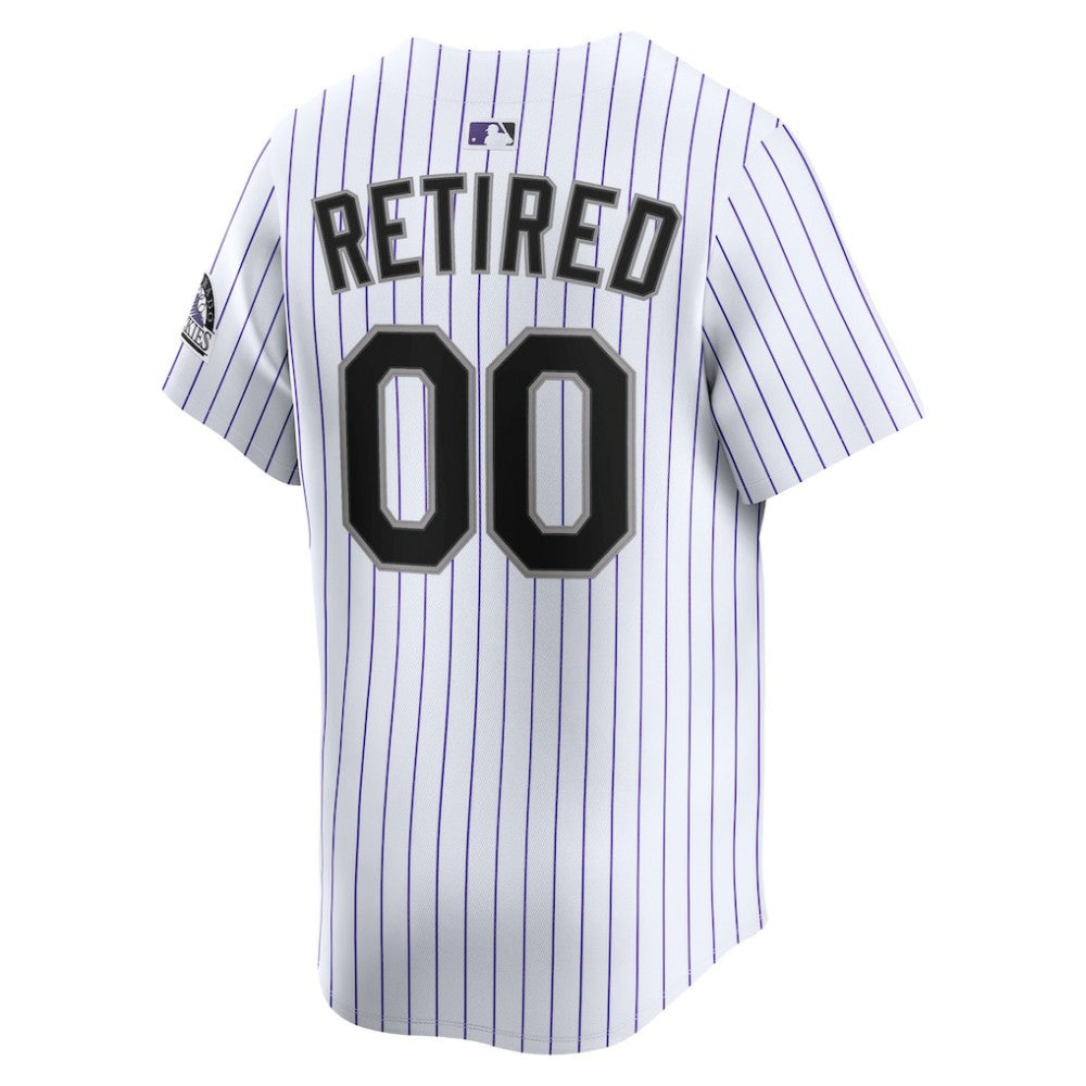 Colorado Rockies Nike Home Limited Pick-A-Player Retired Roster Jersey - White - Nike Sale
