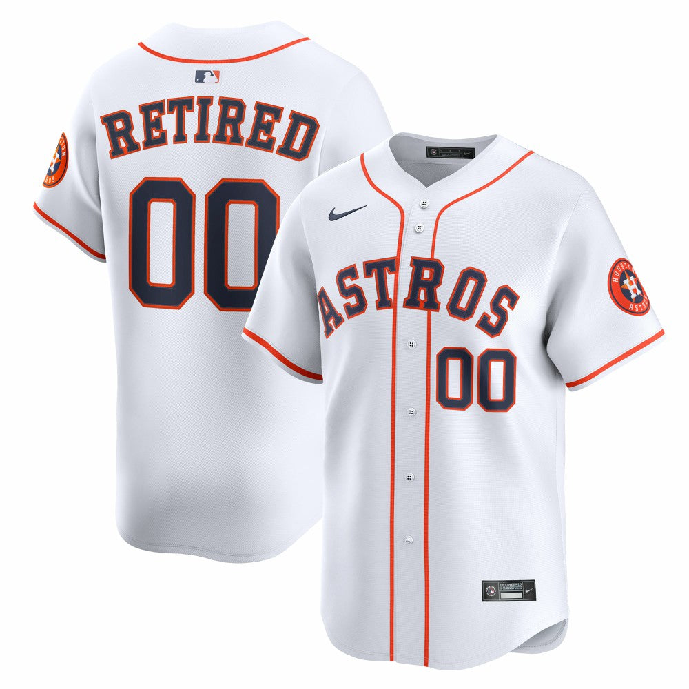 Houston Astros Nike Home Limited Pick-A-Player Retired Roster Jersey - White - Nike on Sale