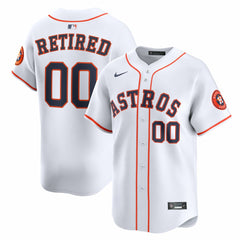 Houston Astros Nike Home Limited Pick-A-Player Retired Roster Jersey - White - Nike on Sale