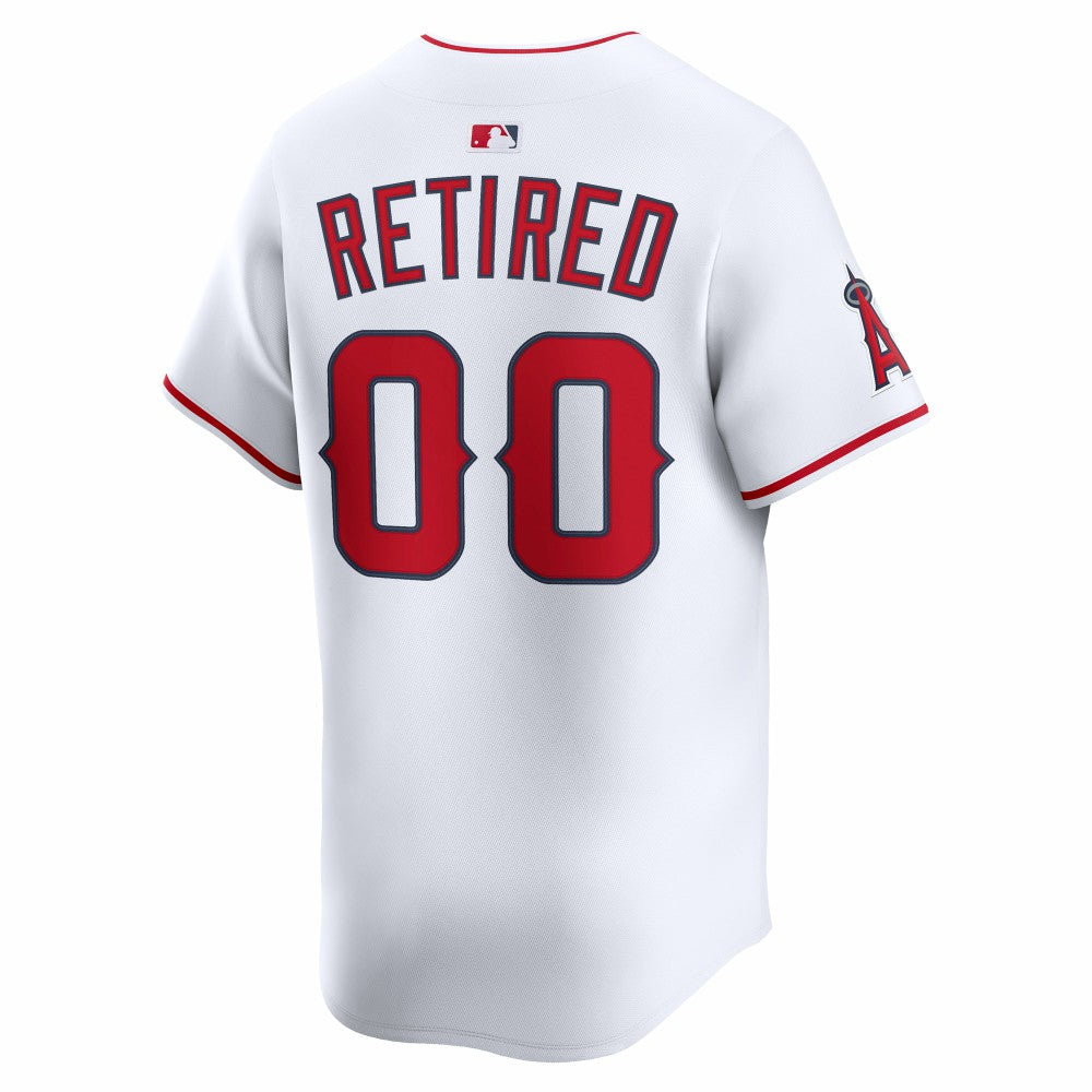 Los Angeles Angels Nike Home Limited Pick-A-Player Retired Roster Jersey - White - Nike Discount