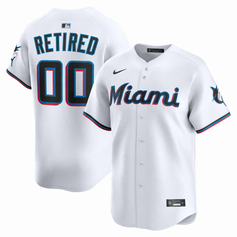 Miami Marlins Nike Home Limited Pick-A-Player Retired Roster Jersey - White - Nike on Sale
