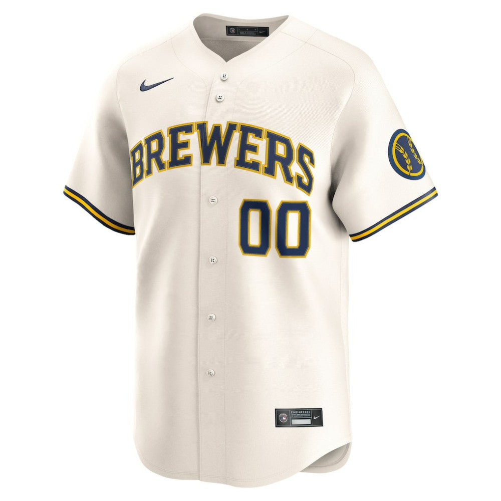Milwaukee Brewers Nike Home Limited Pick-A-Player Retired Roster Jersey - Cream - Nike on Sale