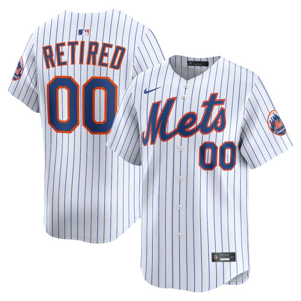 New York Mets Nike Home Limited Pick-A-Player Retired Roster Jersey - White - Nike Sale