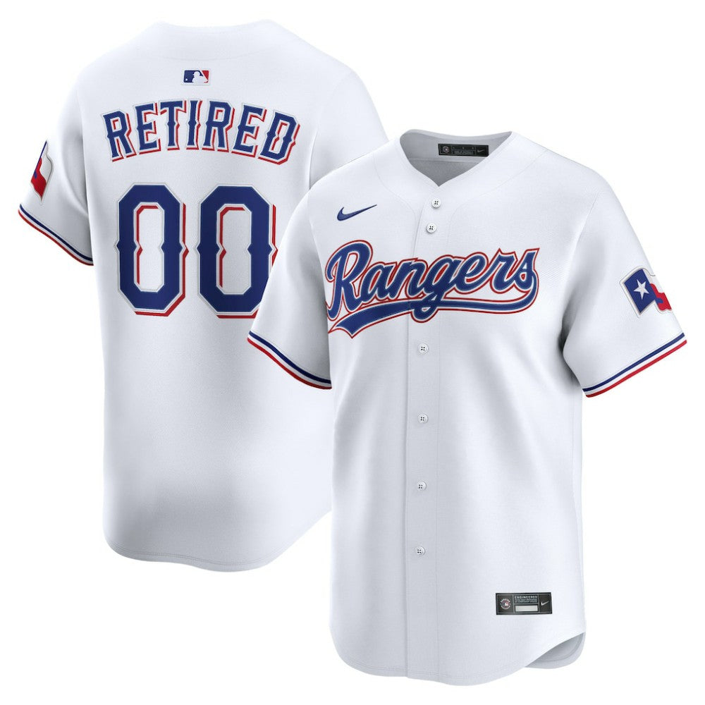 Texas Rangers Nike Home Limited Pick-A-Player Retired Roster Jersey - White - Nike Sale