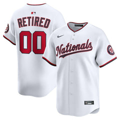 Washington Nationals Nike Home Limited Pick-A-Player Retired Roster Jersey - White - Nike Lifestyle