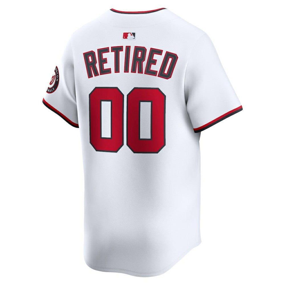 Washington Nationals Nike Home Limited Pick-A-Player Retired Roster Jersey - White - Nike Lifestyle