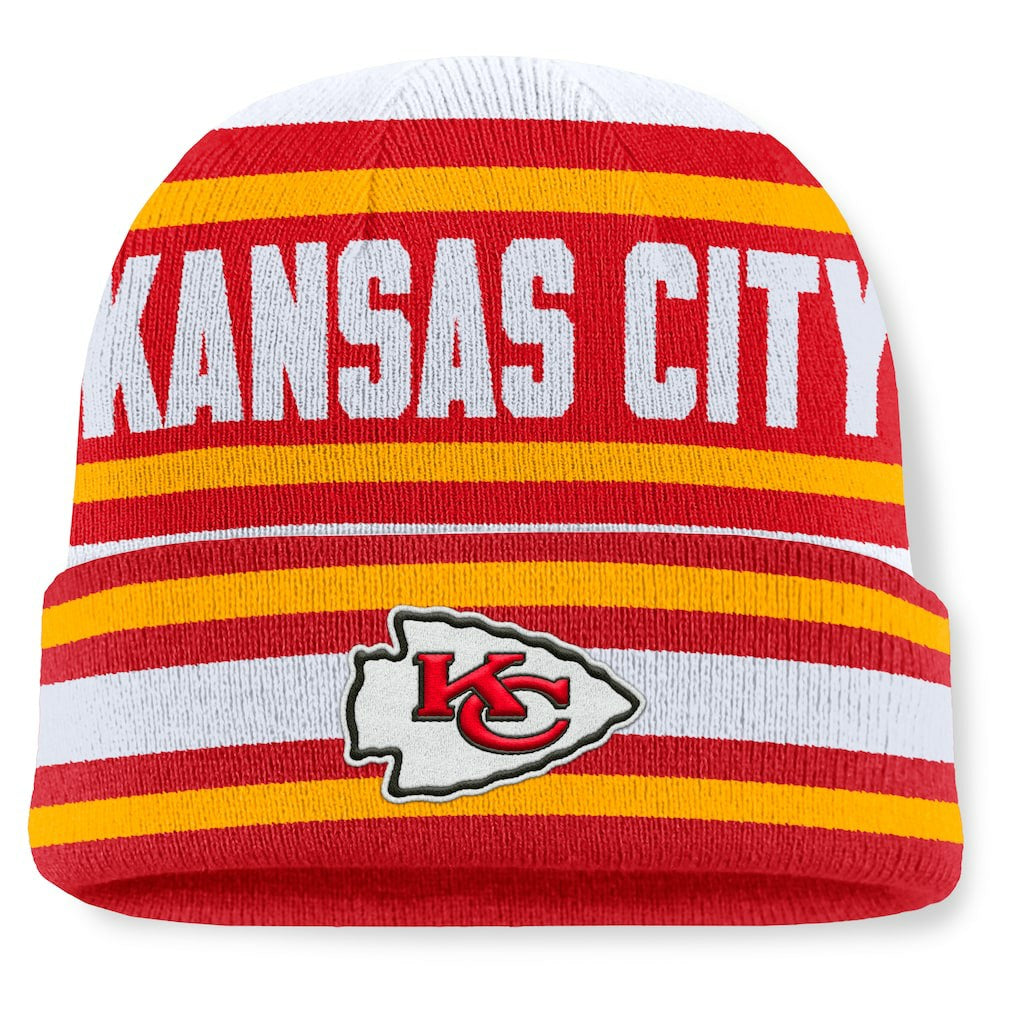 Fanatics Kansas City Chiefs Center Cuffed Knit Hat Red