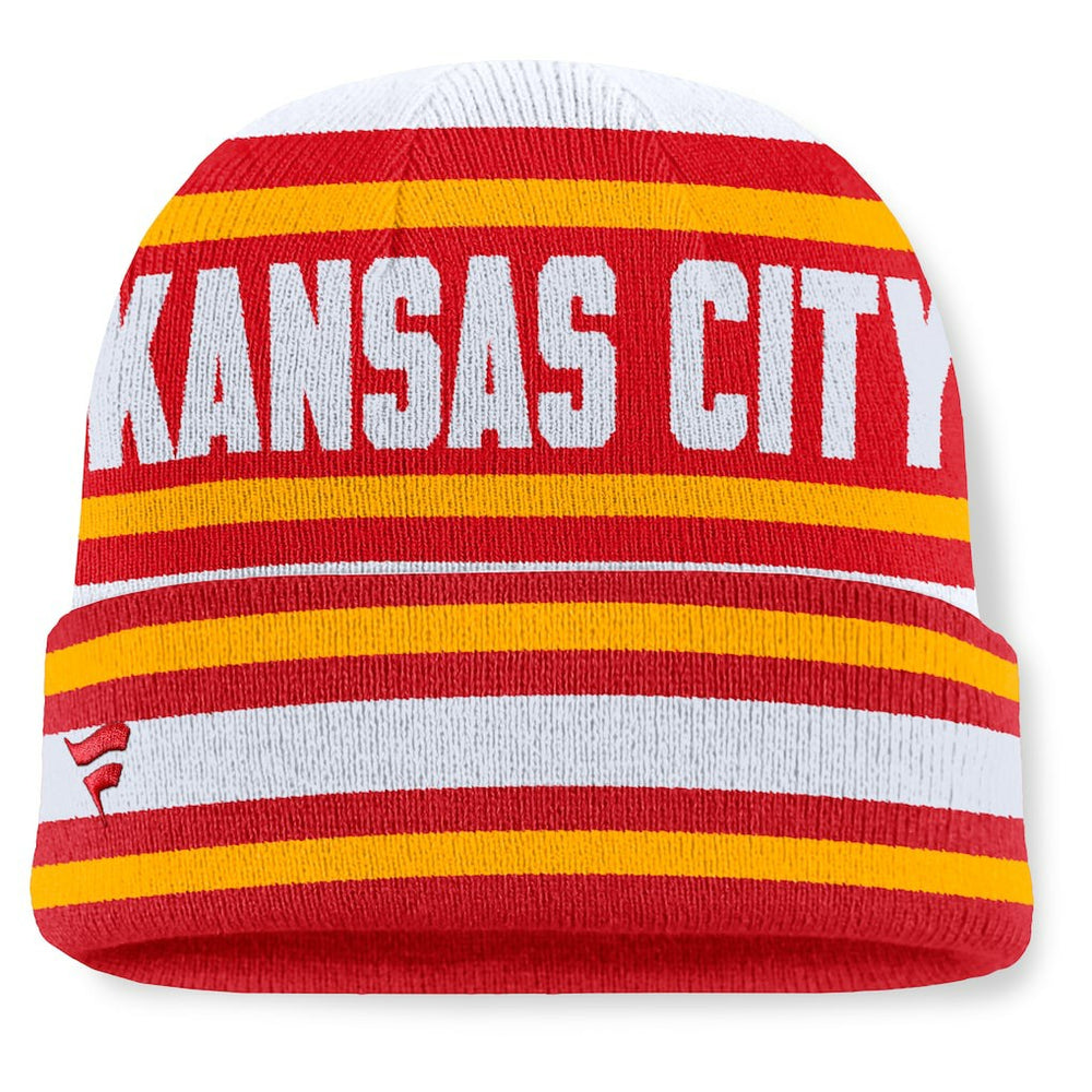 Fanatics Kansas City Chiefs Center Cuffed Knit Hat Red