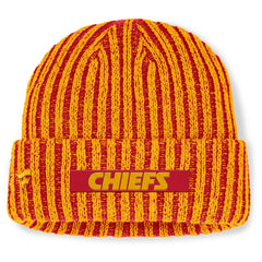 Fanatics Kansas City Chiefs Field Judge Cuffed Knit Hat Red/Gold