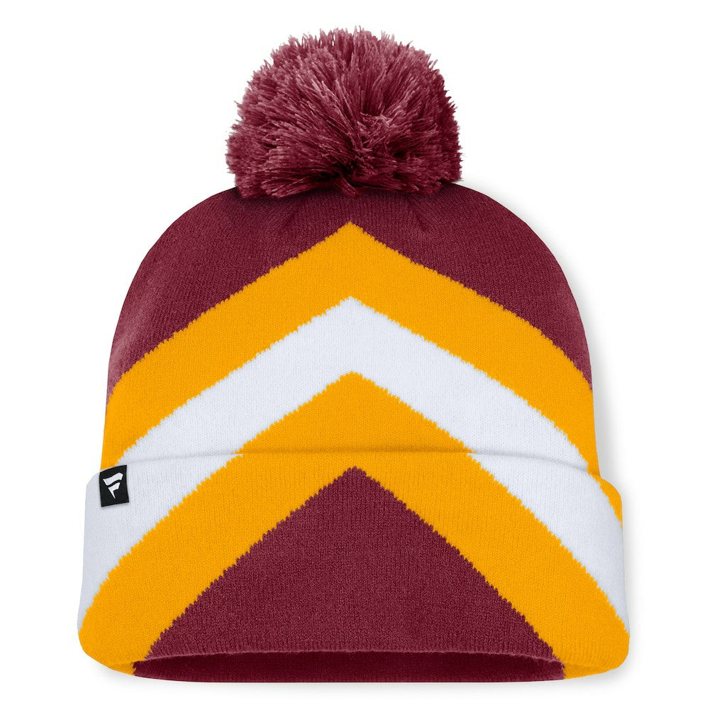 Fanatics Washington Commanders Women's Cornerback Cuffed Knit Hat with Pom Burgundy
