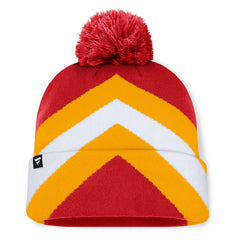 Fanatics Kansas City Chiefs Women's Cornerback Cuffed Knit Hat with Pom Red