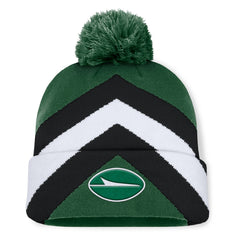Fanatics New York Jets Women's Cornerback Cuffed Knit Hat with Pom Green