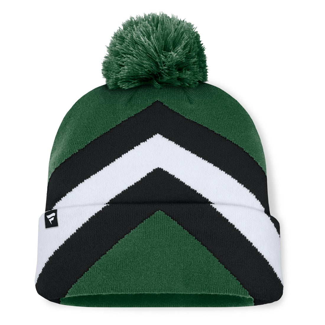 Fanatics New York Jets Women's Cornerback Cuffed Knit Hat with Pom Green