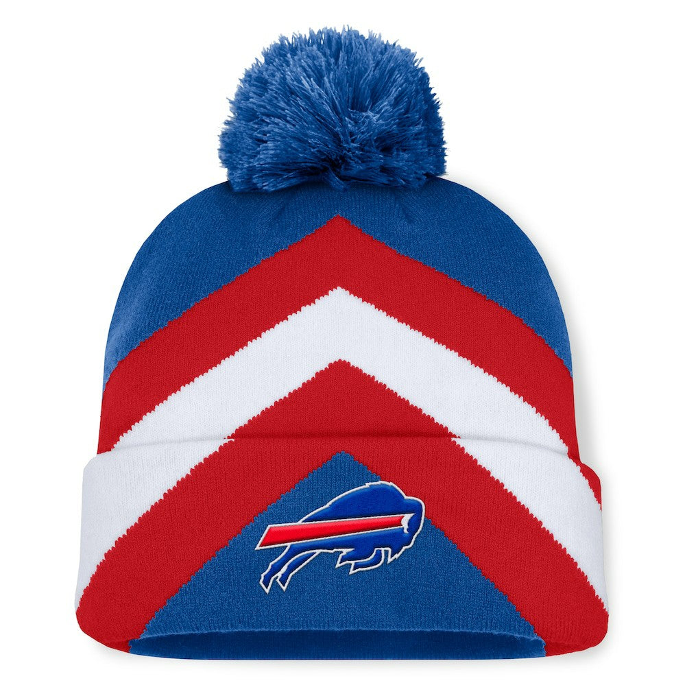 Fanatics Buffalo Bills Women's Cornerback Cuffed Knit Hat with Pom Royal