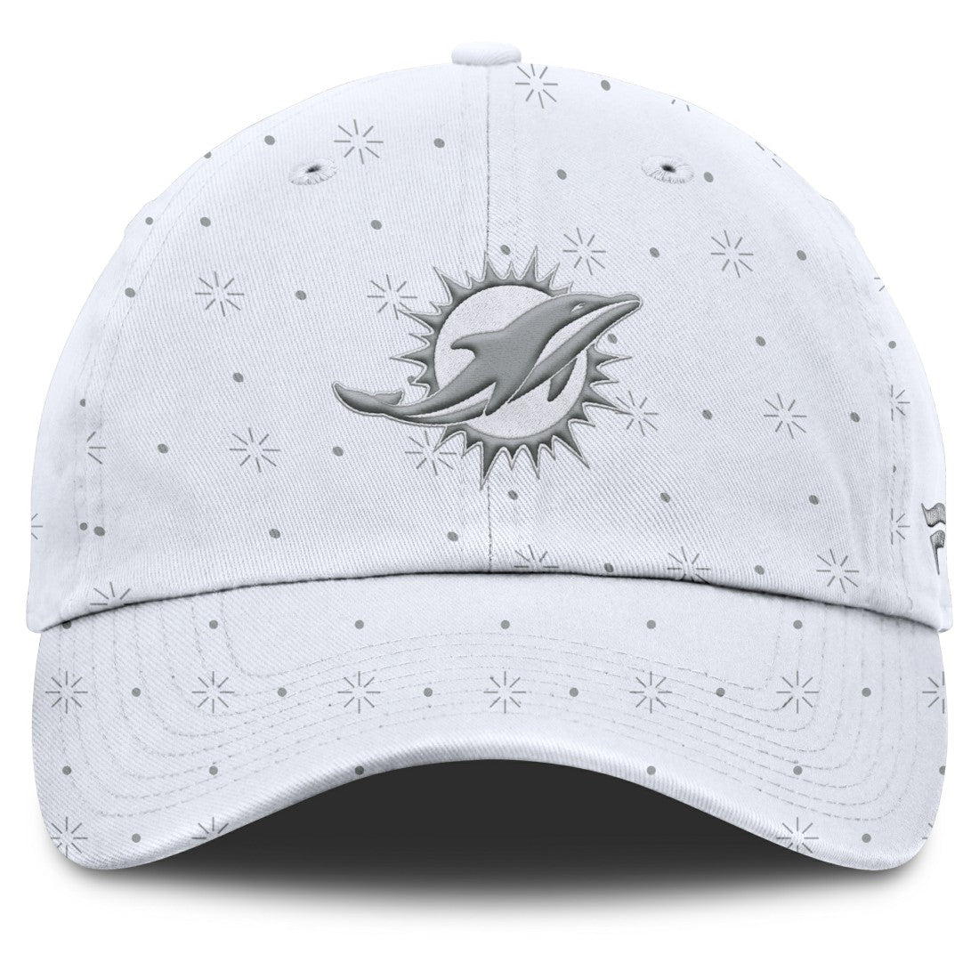 Fanatics Miami Dolphins Women's Neutral Zone Adjustable Hat White
