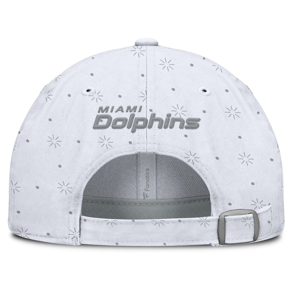 Fanatics Miami Dolphins Women's Neutral Zone Adjustable Hat White