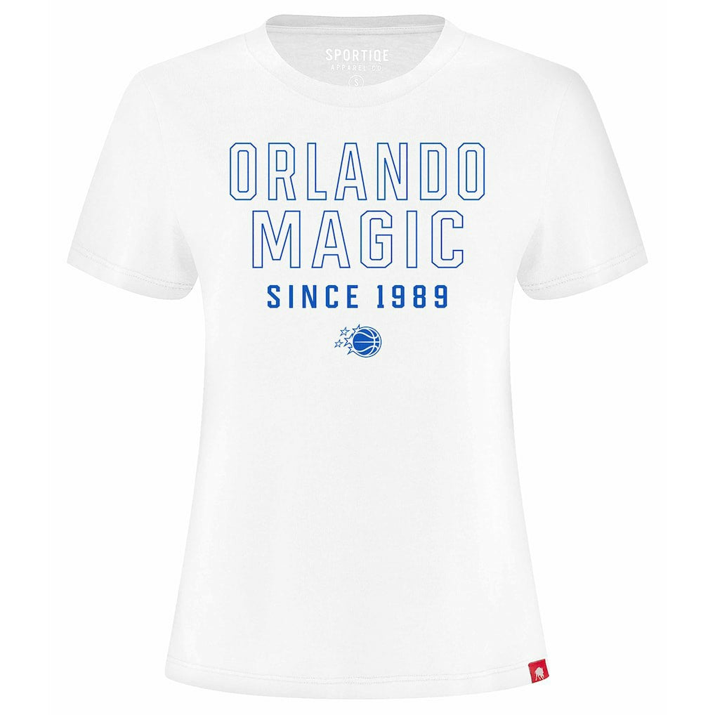 Orlando Magic Sportiqe Women's Arcadia Premium T-Shirt White