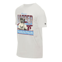 Bryce Harper Philadelphia Phillies New Era Batter Up T-Shirt - Cream - New Era Sale
