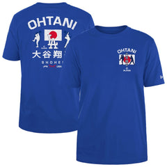 Shohei Ohtani Los Angeles Dodgers New Era Japan Flag T-Shirt - Royal - New Era Sale