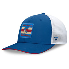 New York Rangers Fanatics Centennial Authentic Pro Structured Trucker Adjustable Hat - Blue/White - NHL 202815535