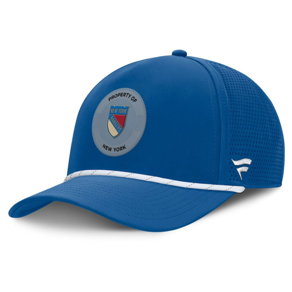 New York Rangers Fanatics Centennial Authentic Pro Pinched Front Adjustable Hat - Blue - NHL 202815573