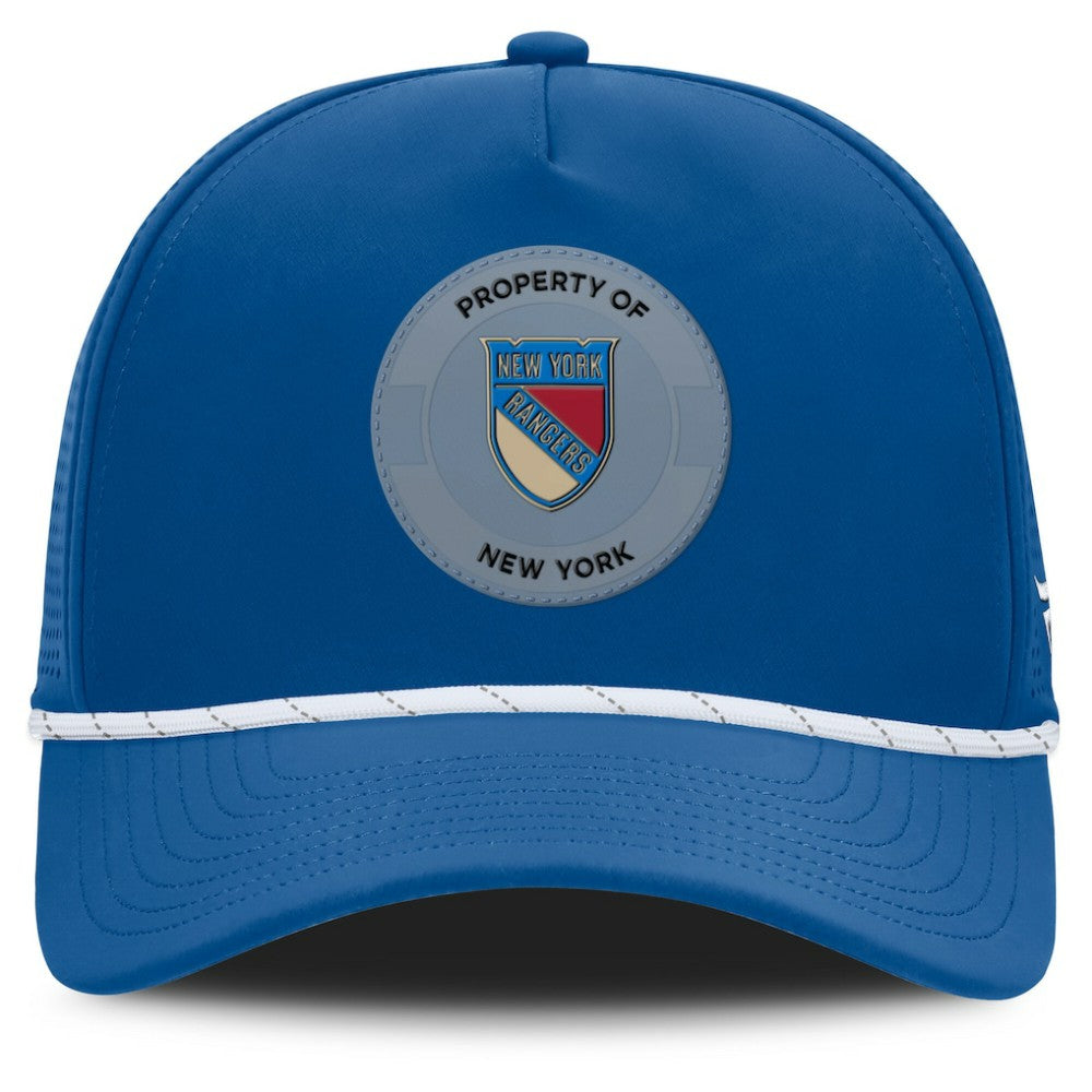 New York Rangers Fanatics Centennial Authentic Pro Pinched Front Adjustable Hat - Blue - NHL 202815573
