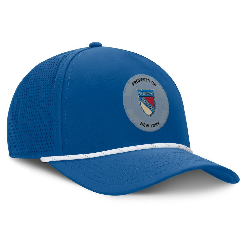 New York Rangers Fanatics Centennial Authentic Pro Pinched Front Adjustable Hat - Blue - NHL 202815573