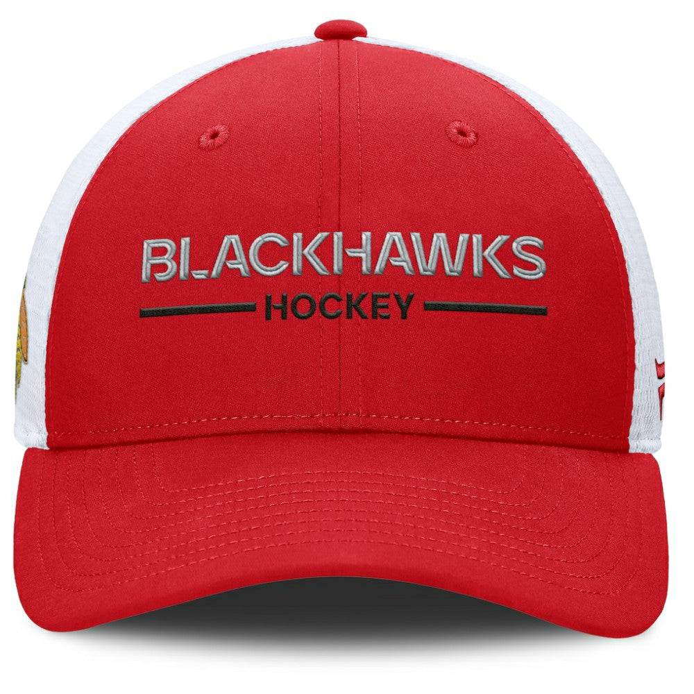 Chicago Blackhawks Fanatics Centennial Adjustable Trucker Hat - Red/White - NHL 202815617