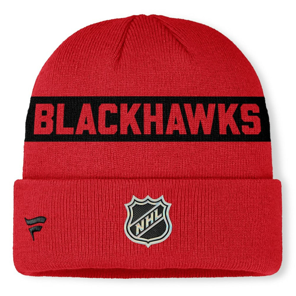 Chicago Blackhawks Fanatics Centennial Cuffed Knit Hat - Red - NHL 202815623