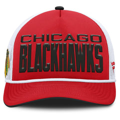 Chicago Blackhawks Fanatics Centennial Foam Front Adjustable Trucker Hat - Red/White - NHL 202815625