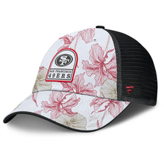 Fanatics San Francisco 49ers Tropical Adjustable Trucker Hat White/Black