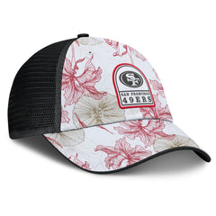 Fanatics San Francisco 49ers Tropical Adjustable Trucker Hat White/Black