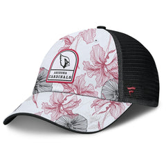 Fanatics Arizona Cardinals Tropical Adjustable Trucker Hat White/Black